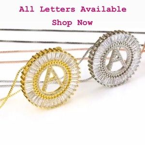 Initial Letter Necklaces